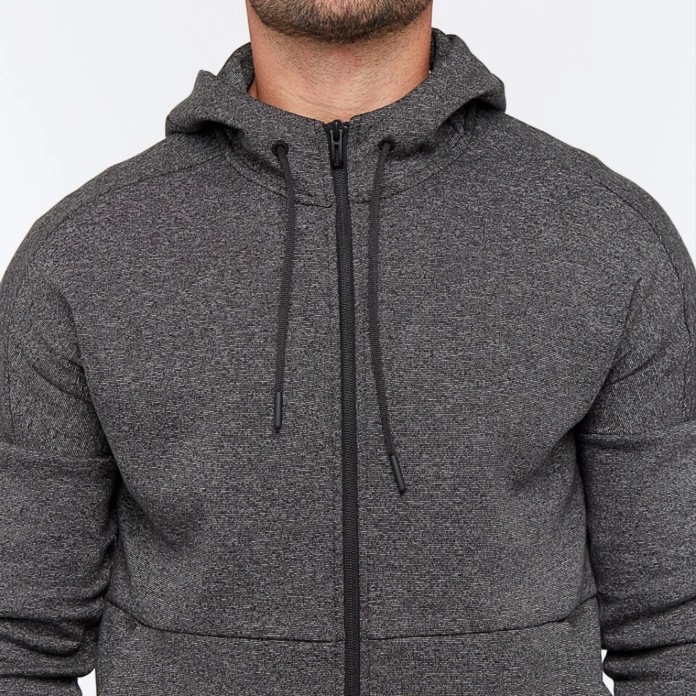Men's adidas Id Stadium Fz Knit Gray Jacket CW0259 Hoodie